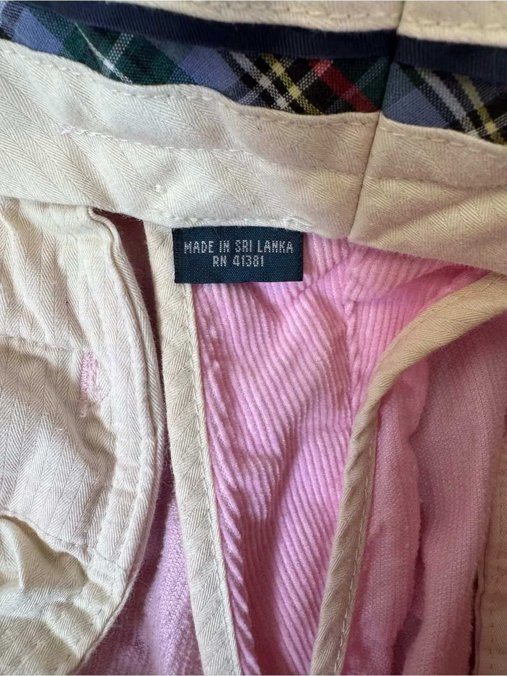 Ralph Lauren Men’s Light Pink Flat-Front Corduroy Shorts